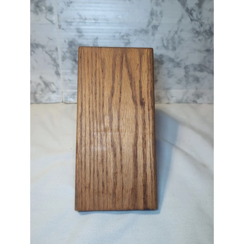 Vintage Oneida 9 Slot Knife Block Wood